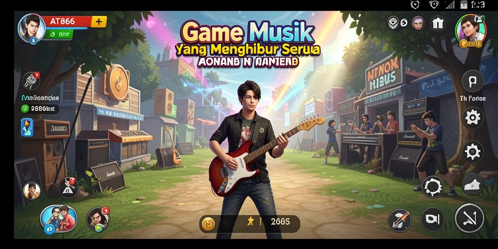 Tampilan gameplay AT866 yang mengasyikkan dan penuh warna.