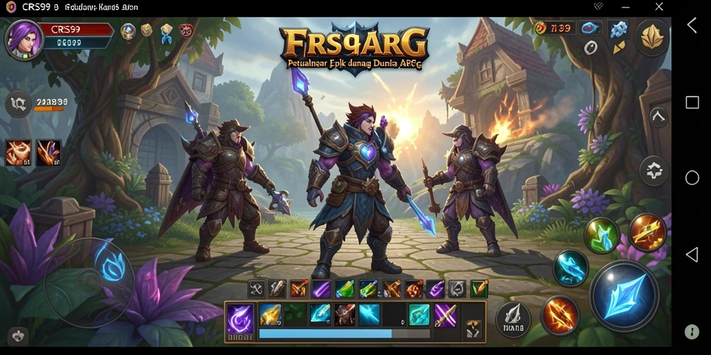 Gameplay seru dan grafis menawan dalam CRS99.