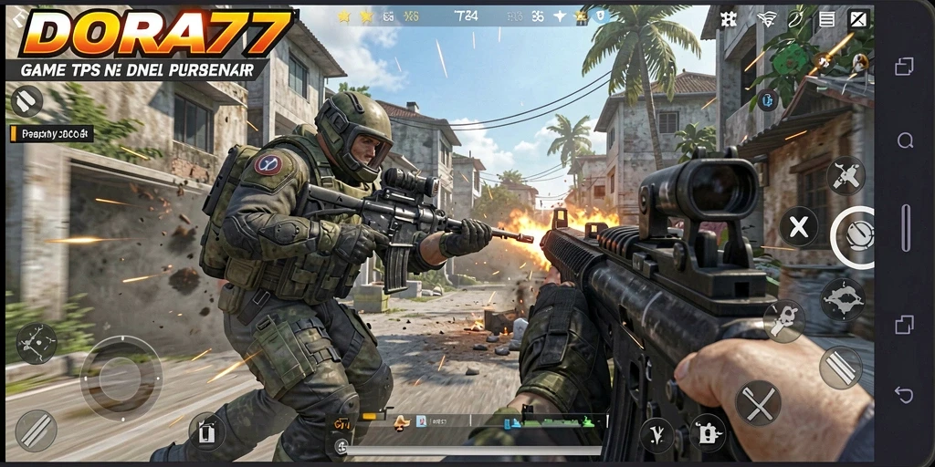 Tampilan gameplay seru dari DORA77 yang penuh aksi dan tantangan.