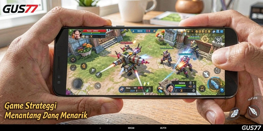 Screenshot menampilkan gameplay strategis yang mendebarkan.