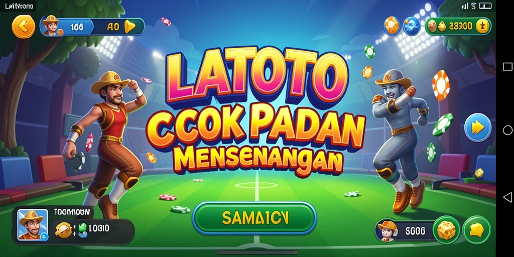 Screenshot LATOTO menampilkan gameplay seru dari pertandingan Match-3 yang memikat.
