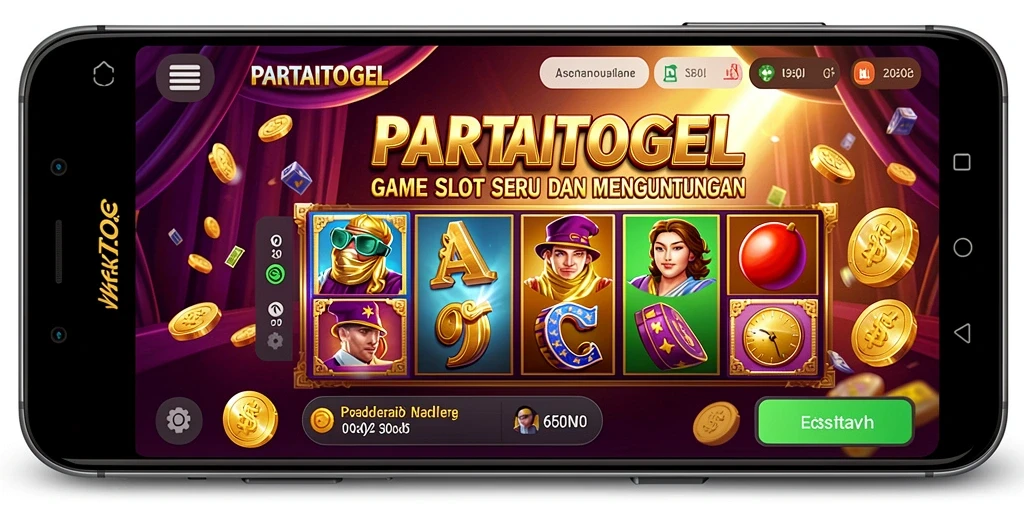 Tampilan gameplay PARTAITOGEL dengan berbagai tema Slot yang menarik.
