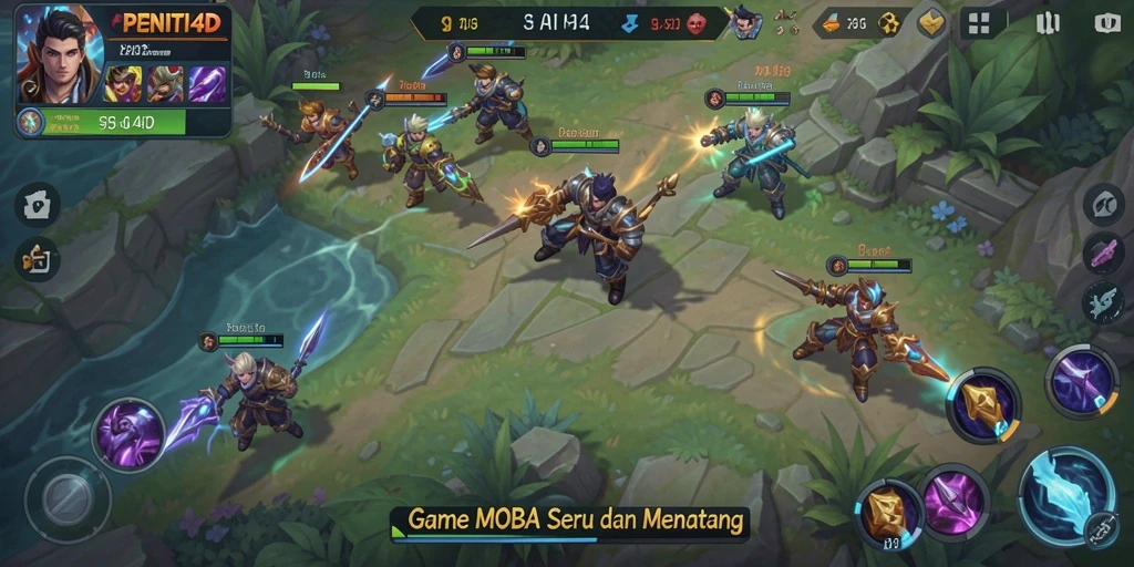 Tampilan gameplay seru dalam PENITI4D yang penuh aksi.