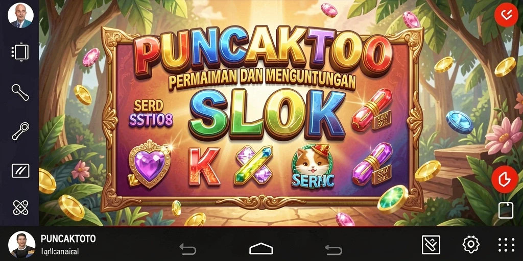 Screenshot utama PUNCAKTOTO memperlihatkan gameplay yang menawan dan fitur menarik.