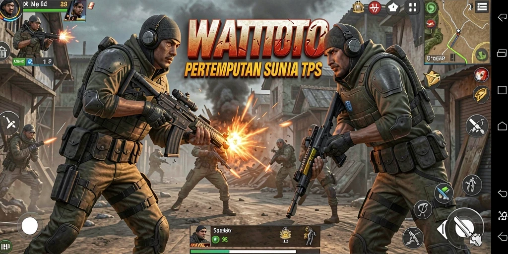 Tampilan gameplay WATITOTO yang mendebarkan dan penuh aksi.