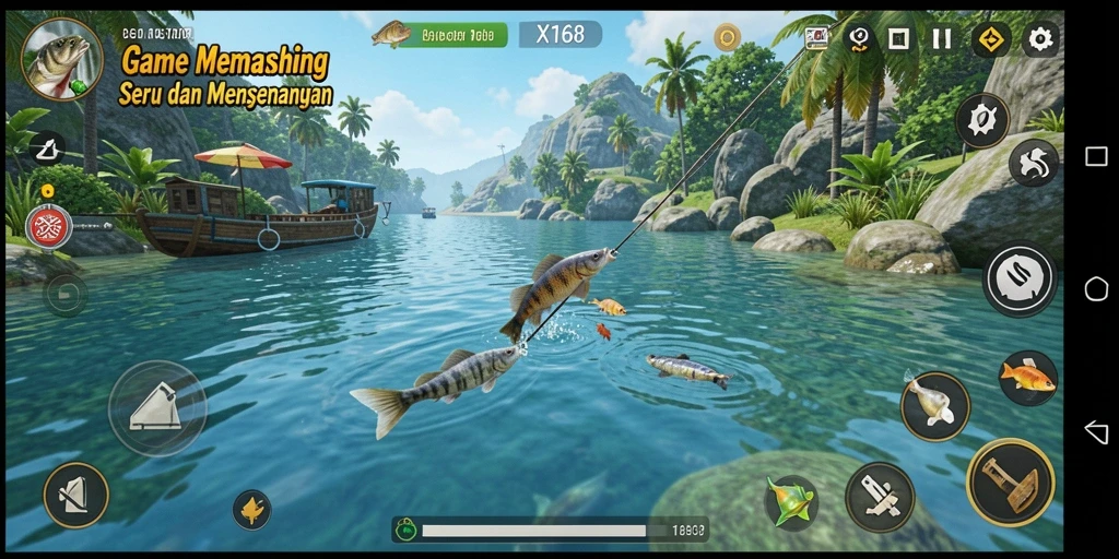 Tangkapan ikan beragam dalam game X168 yang menarik.
