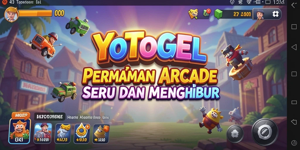 Tampilan gameplay menarik dari YOTOGEL dengan grafis yang penuh warna.